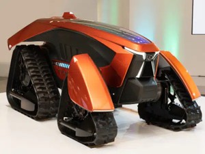 Futuristic electric tractor prototype by Kubota