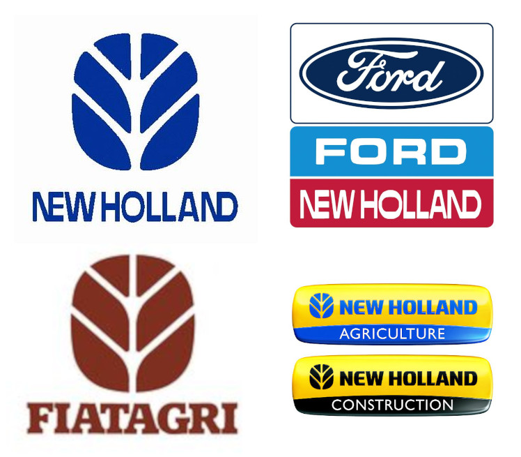 Where Are New Holland Tractors Made Equipment Radar   New Holland Logos Over Time 