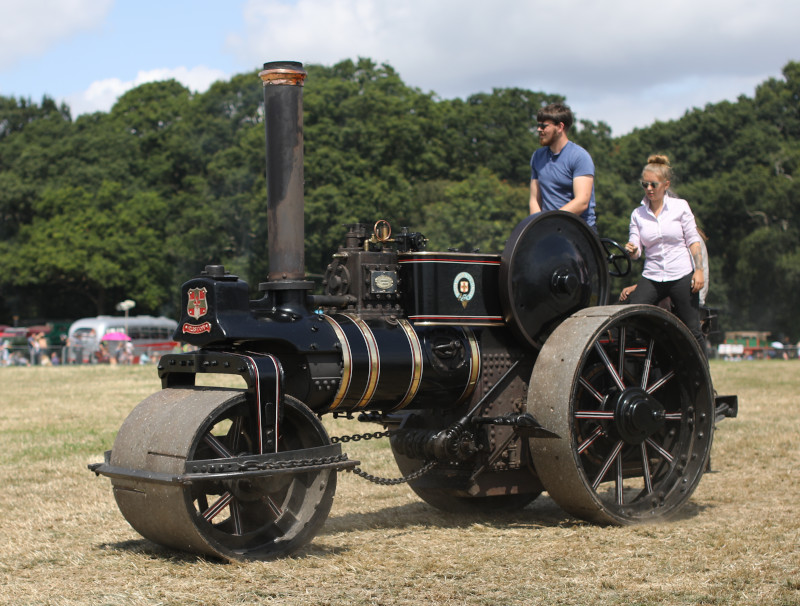 Early steam roller