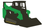 Skid Steer Loader Clipart