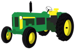 Classic Tractor Clipart