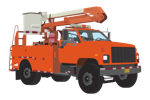 Utility Truck Clipart