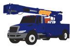 Utility Truck Clipart