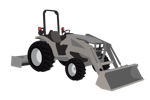 Compact Tractor Clipart