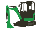 Mini Excavator Clipart