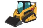 Skid Steer Loader Clipart