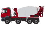 Concrete Mixer Truck Clipart