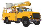 Utility Truck Clipart