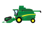 Combine Harvester Clipart