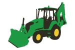 Backhoe Loader Clipart
