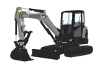 Mini Excavator Clipart