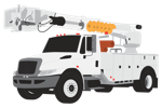 Utility Truck Clipart