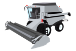 Combine Harvester Clipart