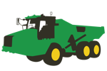 Articulated Dump Truck Clipart