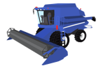Combine Harvester Clipart