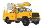 Utility Truck Clipart