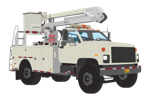 Utility Truck Clipart