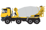 Concrete Mixer Truck Clipart