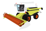 Combine Harvester Clipart