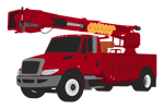 Utility Truck Clipart