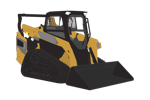 Skid Steer Loader Clipart