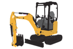 Mini Excavator Clipart