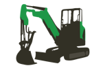 Mini Excavator Clipart